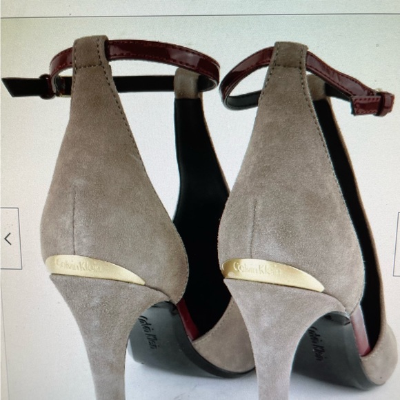 CALVIN KLEIN CHERILYN KID SUEDE PUMPS SIZE 8.5 NEE IN BOX! - Picture 5 of 5